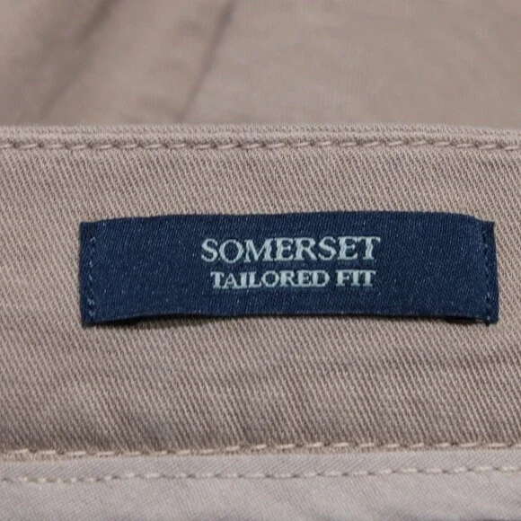 Peter Millar NWT Chinos / Casual Pants Size 34 US Tailored Fit Somerset in Beige